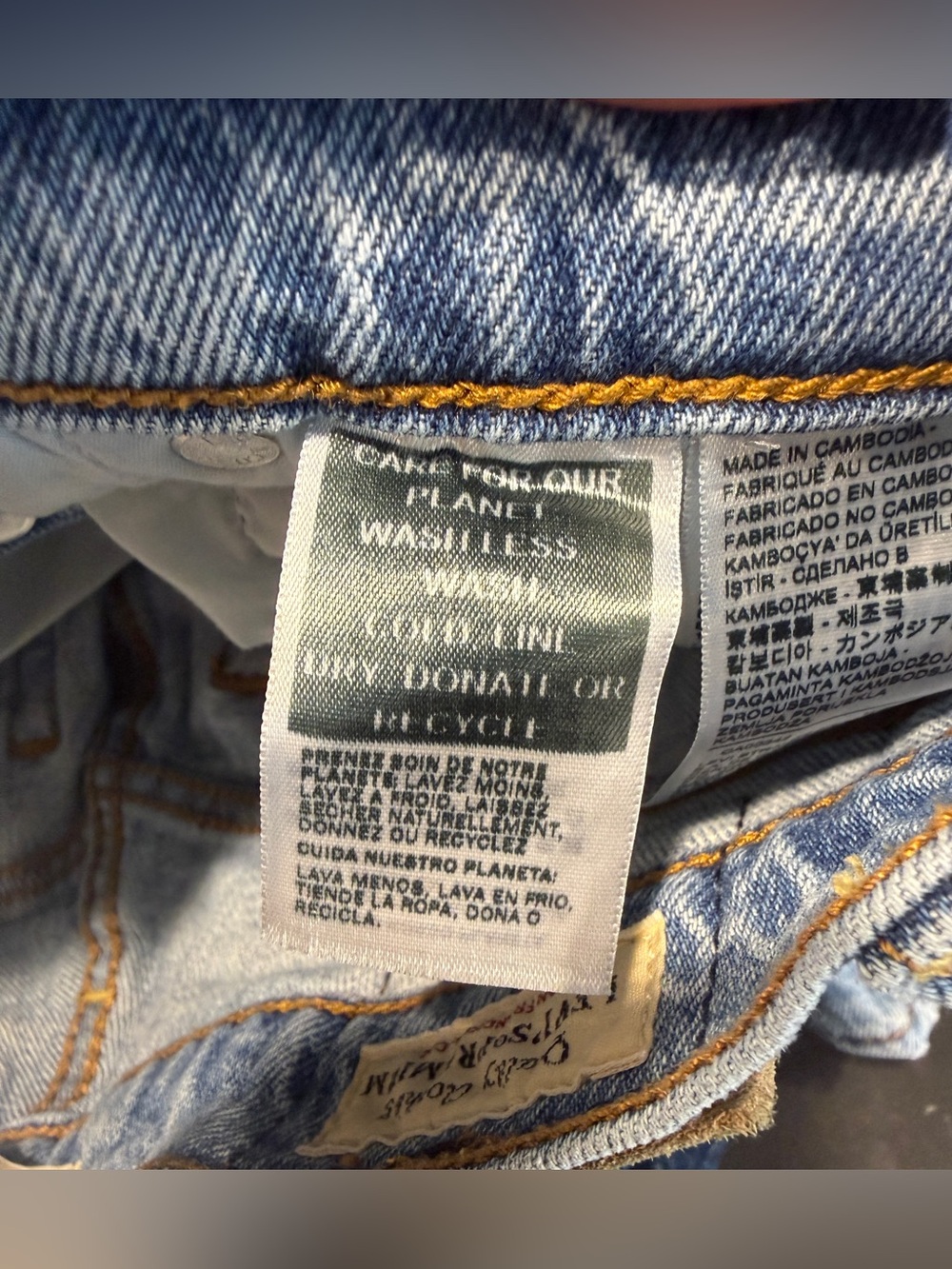 RIBCAGE STRAIGHT ANKLE WOMEN'S JEANS-Size 27 - Picture 13 of 13